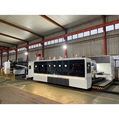7.2mm Flexor Carton Printer Die Cutter Gluer Cardboard Printing Folder Box Forming Linkage Line Машина для печати картонных папок и папок