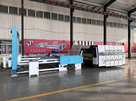 40000 KG Flexoprinter Slotter Rotary Die Cutter Machine для печатания картонных коробок