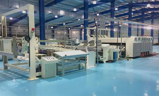 40000 KG высококачественная флексопечать с ротационной режущей машиной для картонных коробок