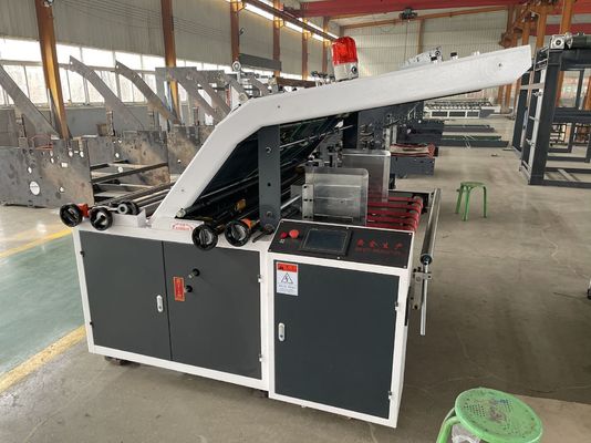 Полуавтоматическая 380В картонная клеевная BOPP пленка термоламинирующая машина для картонной коробки