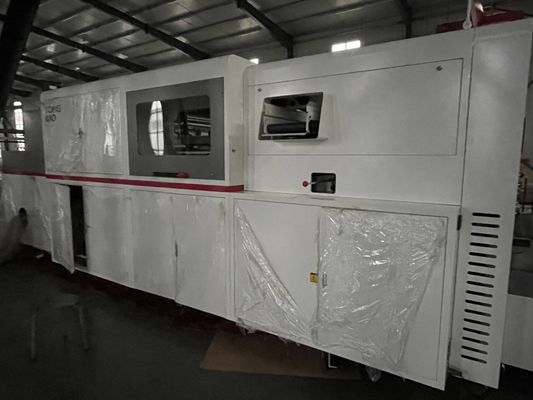 Продвинутая 380 В автоматическая машина для резки свинцового края с полной станцией очистки отходов