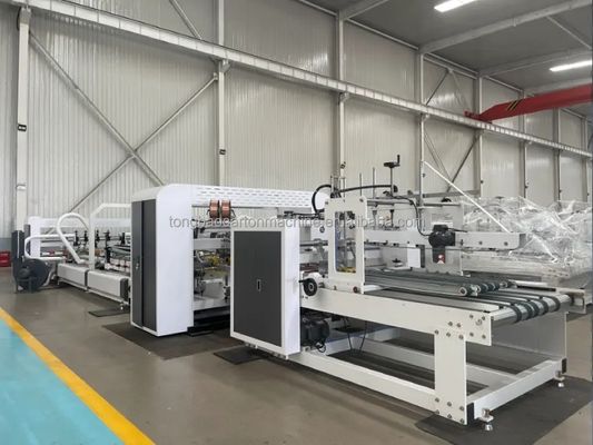 Складка из гофрированного картона Склеивание и швейная машина Бумажная картона Склеивающее оборудование